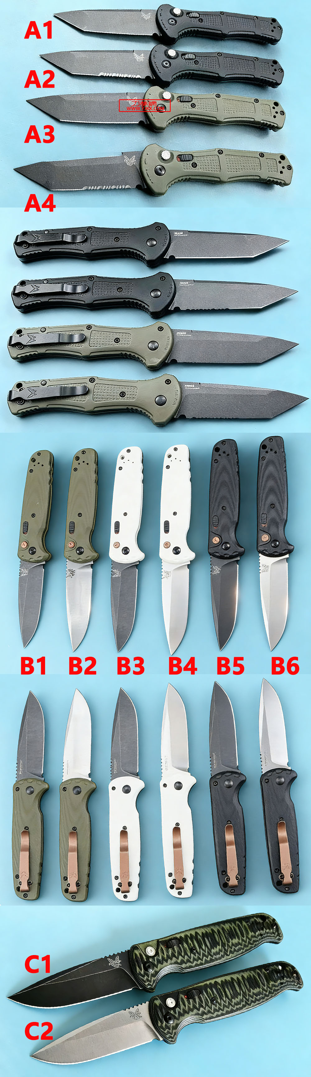 王牌对王牌六刁轮挥带安全锁美蝶弹簧侧跳几何武士三体水滴尖比6 货号:X4523 王牌对王牌六刁轮挥带安全锁美蝶弹簧侧跳几何武士三体水滴尖比6