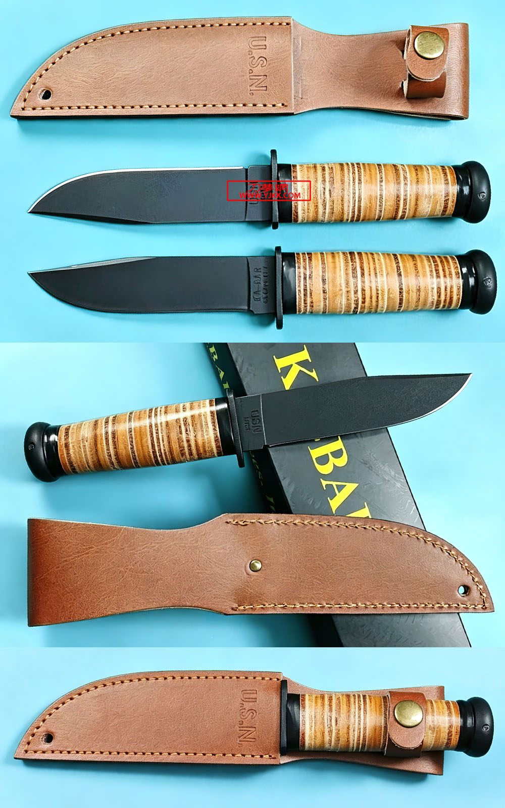 二战复古设计真实牛皮压制柄卡巴便携小直刁西部世界赏金猎人剥皮釖王l 货号:X4554 二战复古设计真实牛皮压制柄卡巴便携小直刁西部世界赏金猎人剥皮釖王l